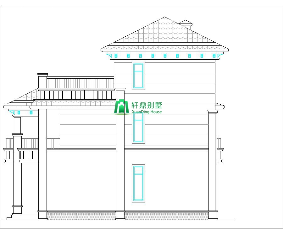 新中式三層自建別墅設計施工圖11.jpg 新中式三層自建別墅設計施工圖11.jpg