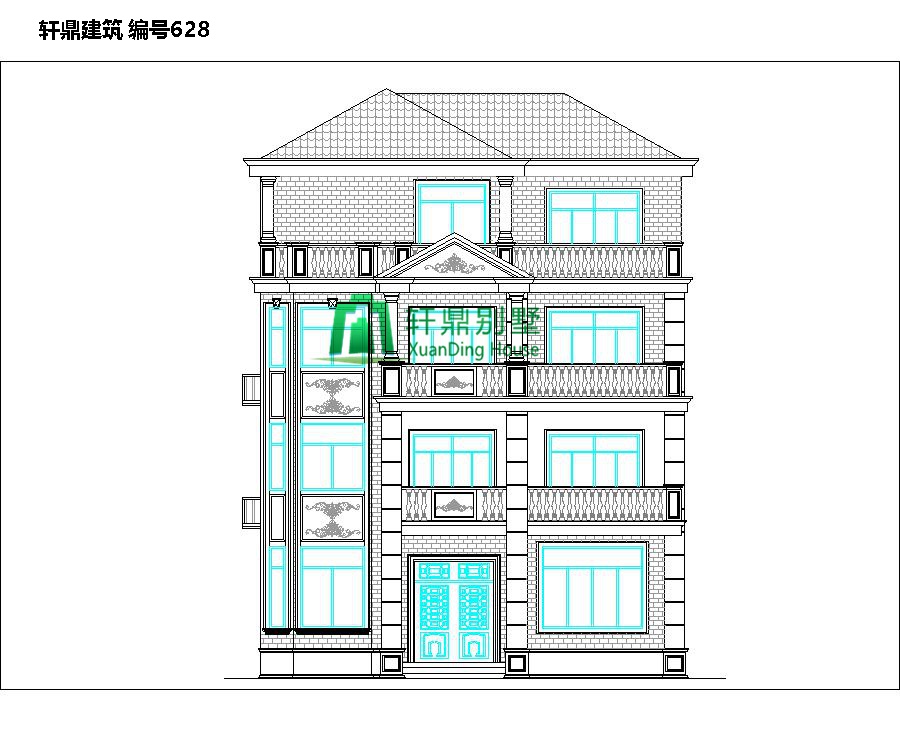 四層自建吧別墅設計1.jpg 四層自建吧別墅設計1.jpg