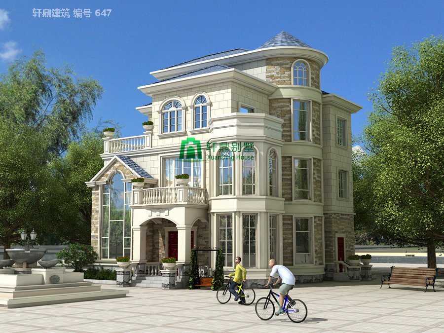 歐式三層半自建別墅設計圖11.jpg 歐式三層半自建別墅設計圖11.jpg