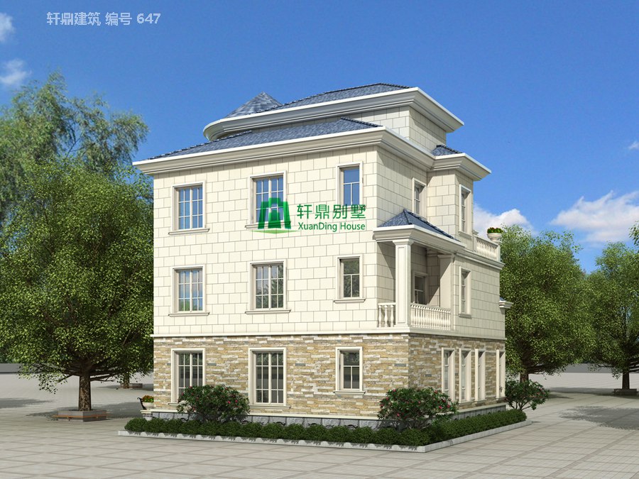 歐式三層半自建別墅設計圖14.jpg 歐式三層半自建別墅設計圖14.jpg