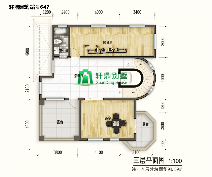 歐式三層半自建別墅設計圖7.jpg 歐式三層半自建別墅設計圖7.jpg