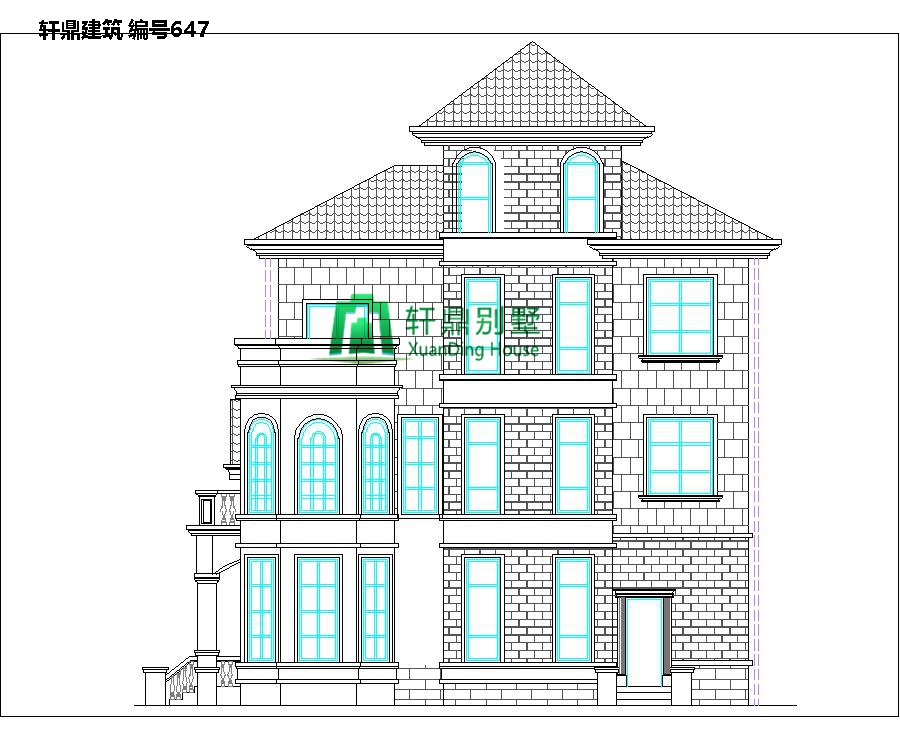 歐式三層半自建別墅設計圖3.jpg 歐式三層半自建別墅設計圖3.jpg