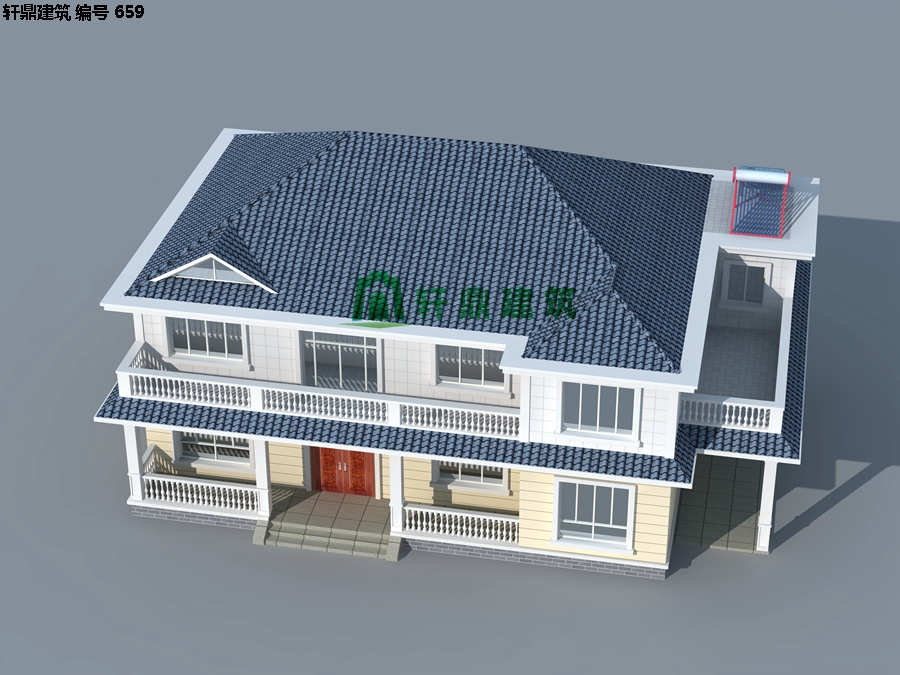 清新小二層自建別墅設計施工圖09.jpg 清新小二層自建別墅設計施工圖09.jpg