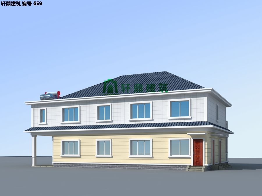 清新小二層自建別墅設計施工圖07.jpg 清新小二層自建別墅設計施工圖07.jpg