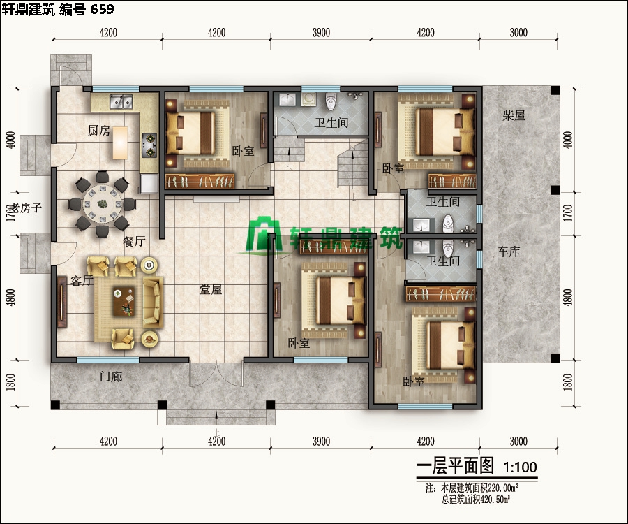 清新小二層自建別墅設計施工圖05.jpg 清新小二層自建別墅設計施工圖05.jpg
