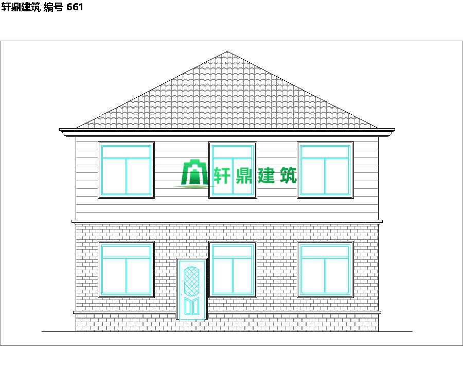 經典小戶型二層別墅設計施工圖07.jpg 經典小戶型二層別墅設計施工圖07.jpg