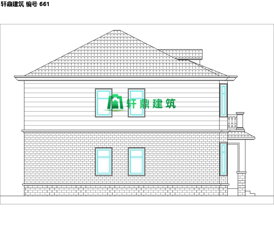 經典小戶型二層別墅設計施工圖08.jpg 經典小戶型二層別墅設計施工圖08.jpg