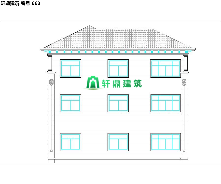 精品歐式復式三層自建別墅設計施工圖08.jpg 精品歐式復式三層自建別墅設計施工圖08.jpg