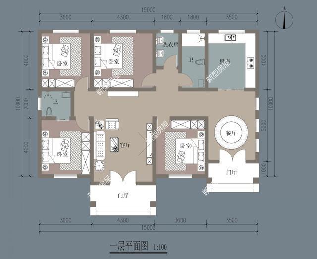 一層別墅圖紙 一層別墅圖紙