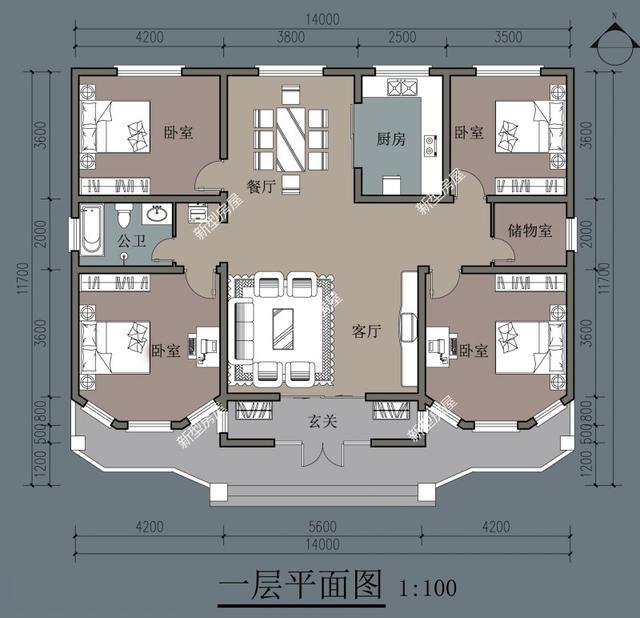 一層別墅圖紙 一層別墅圖紙