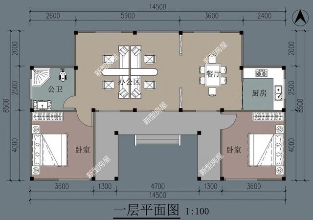 一層別墅圖紙 一層別墅圖紙