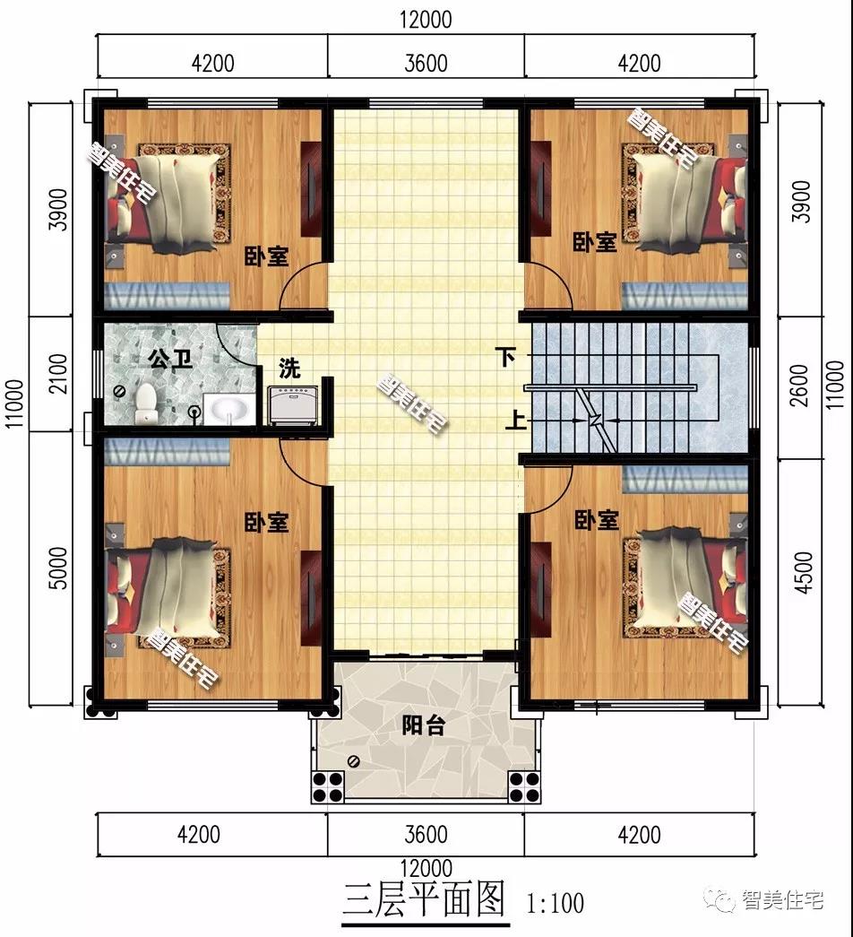 12×11米的鄉村別墅 12×11米的鄉村別墅