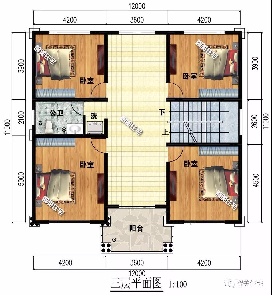 12×11米的鄉村別墅 12×11米的鄉村別墅