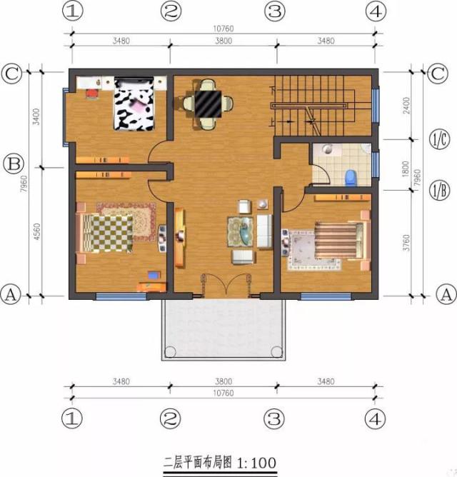 農村二層別墅的設計圖紙 農村二層別墅的設計圖紙