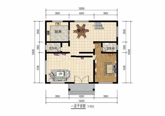 兩層鄉村經典小公寓別墅設計 兩層鄉村經典小公寓別墅設計