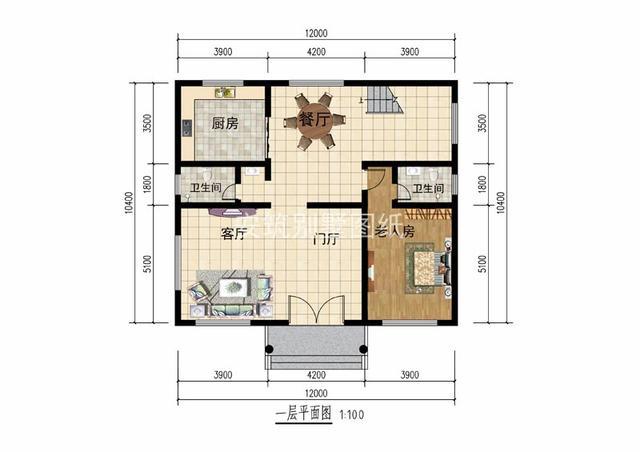 兩層鄉村經典小公寓別墅設計 兩層鄉村經典小公寓別墅設計