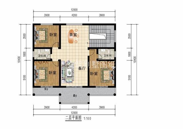 兩層鄉村經典小公寓別墅設計 兩層鄉村經典小公寓別墅設計