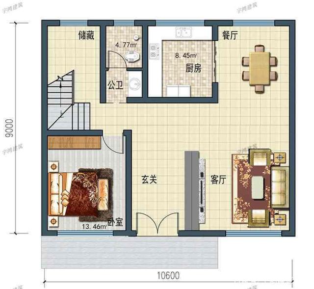鄉村兩層別墅的設計圖 鄉村兩層別墅的設計圖