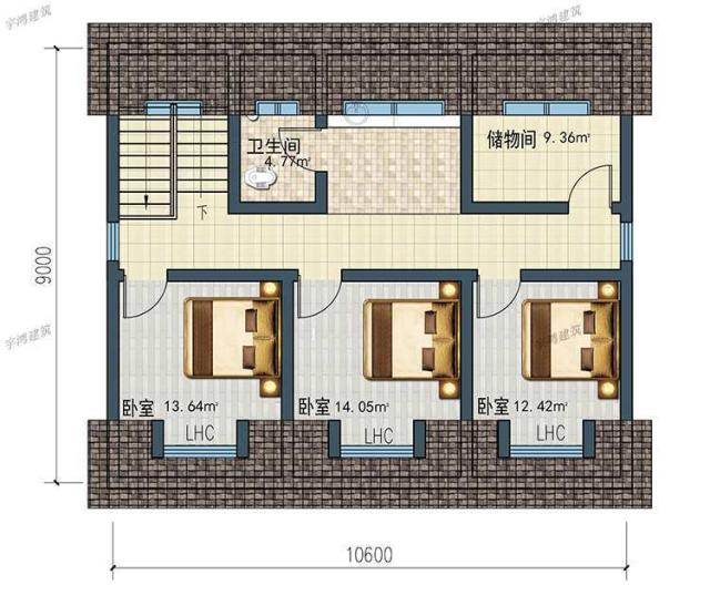 鄉村兩層別墅的設計圖 鄉村兩層別墅的設計圖