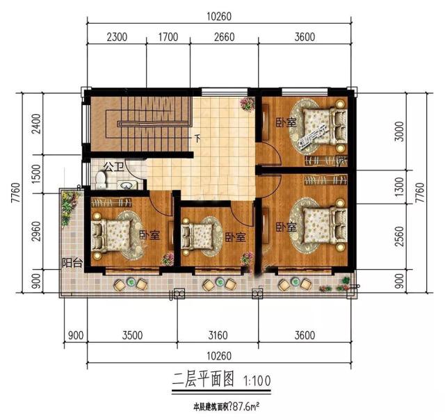 二層農村自建住宅的設計 二層農村自建住宅的設計