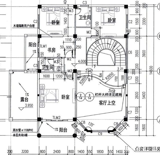 復式三層建筑設計圖紙( 復式三層建筑設計圖紙(