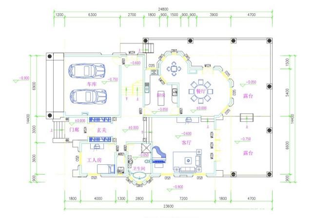 鄉村新中式別墅設計 鄉村新中式別墅設計