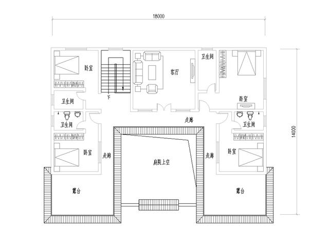 式四合院自制別墅原創設計圖紙 式四合院自制別墅原創設計圖紙