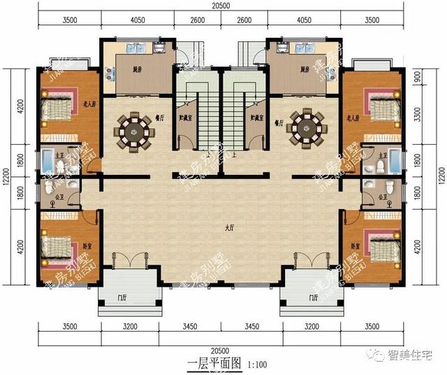 雙拼別墅設計 雙拼別墅設計