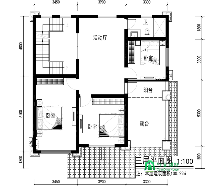 三層自建房設(shè)計圖 三層自建房設(shè)計圖