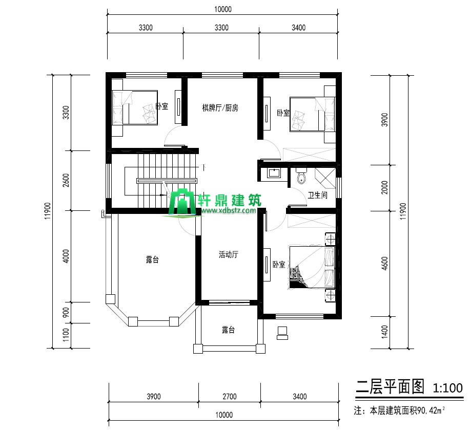 兩層自建房設計 兩層自建房設計