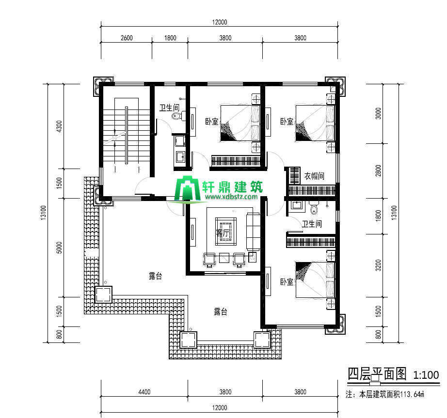 四層平面圖 四層平面圖