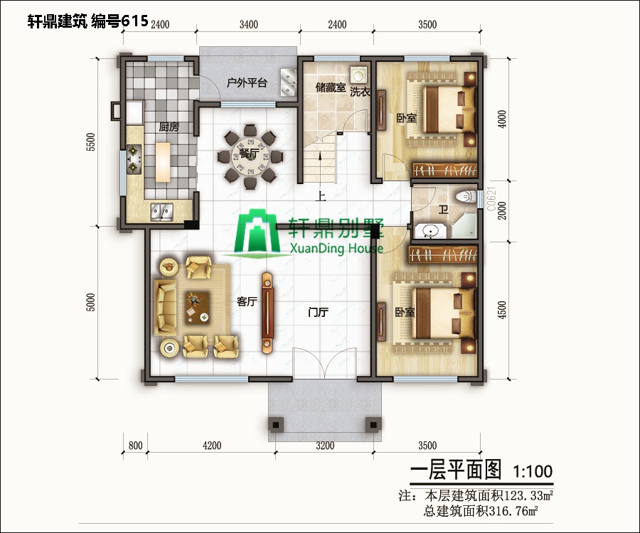 新中式三層自建別墅設(shè)計(jì)施工圖1.jpg 新中式三層自建別墅設(shè)計(jì)施工圖1.jpg