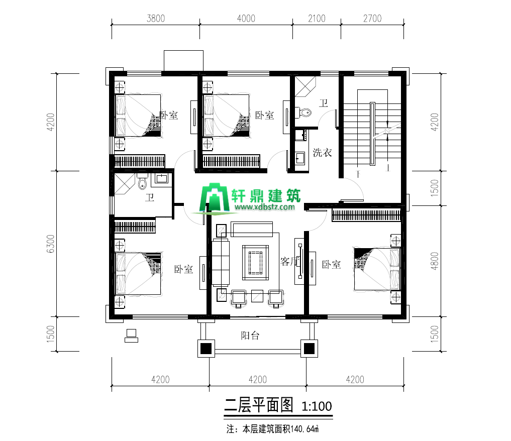 二層平面圖png 二層平面圖png