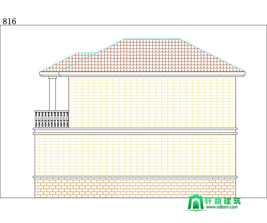 右立面 右立面