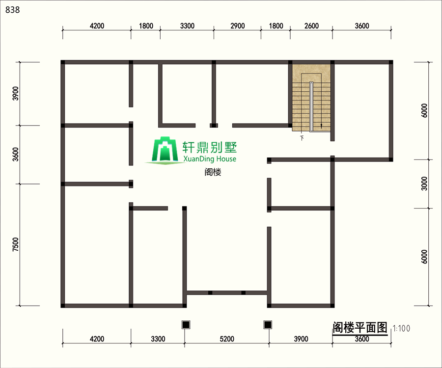 閣樓平面圖 閣樓平面圖